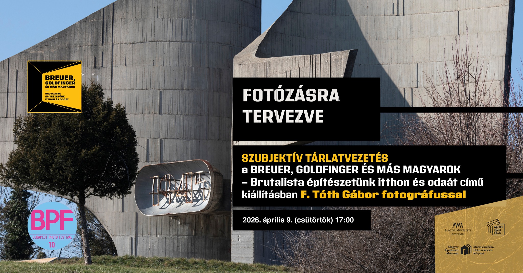 Fotózásra tervezve | Szubjektív tárlatvezetés F. Tóth Gábor fotográfussal