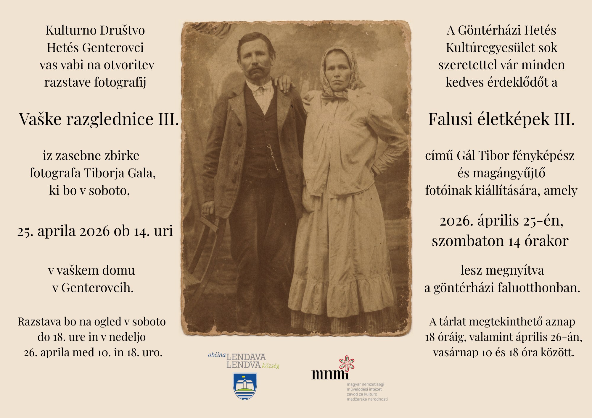 Falusi életképek III. - fotókiállítás / Vaške razglednice III. - razstava fotografij