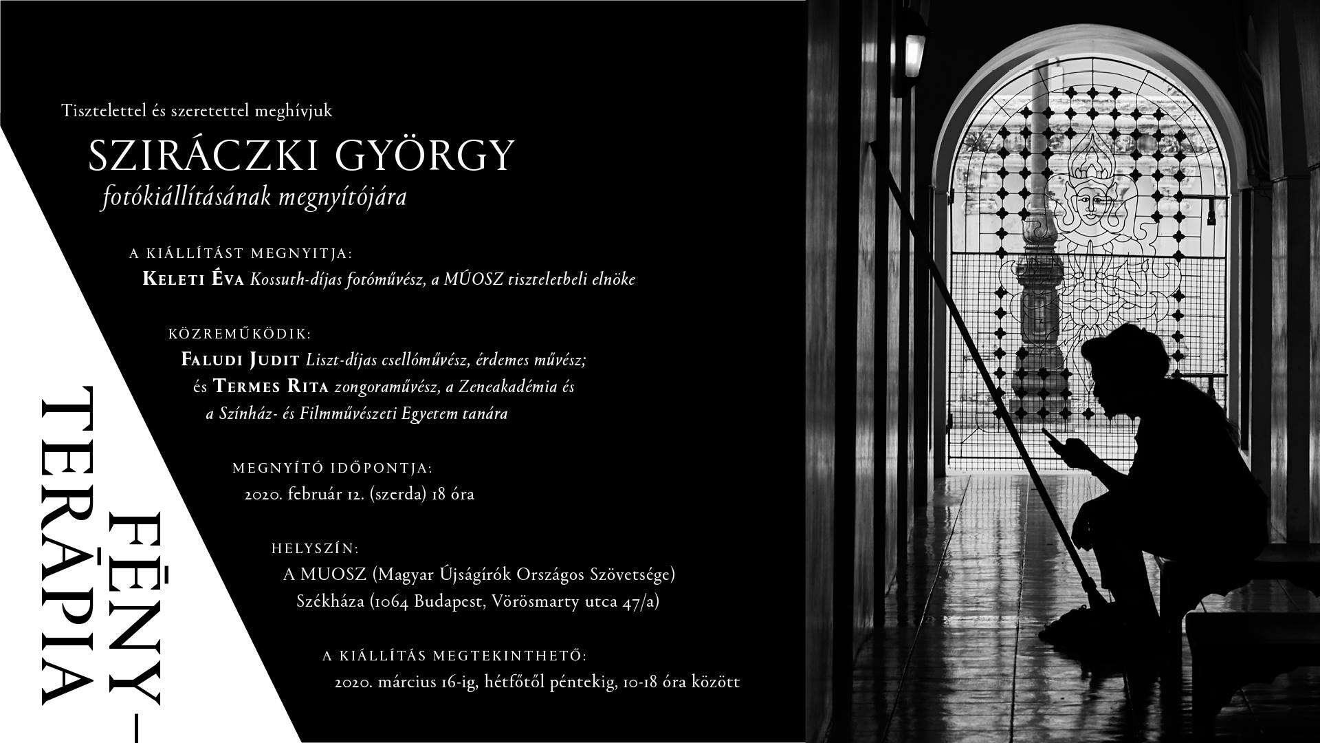 Fényterápia – Sziráczki György fotókiállítása