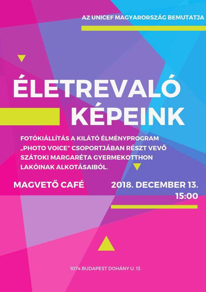 Életrevaló képeink kiállításmegnyitó
