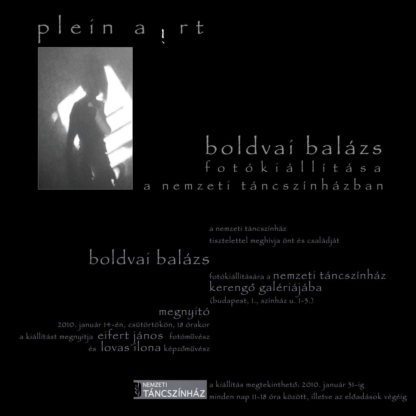 Boldvai Balázs: Plain Airt