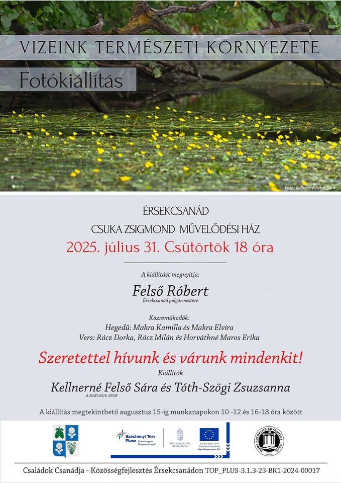 Vizeink természeti környezete - fotókiállítás