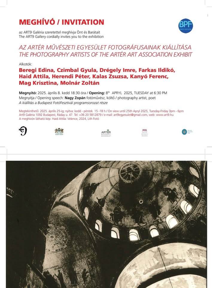 Az Artér Művészeti Egyesület fotográfusainak kiállítása