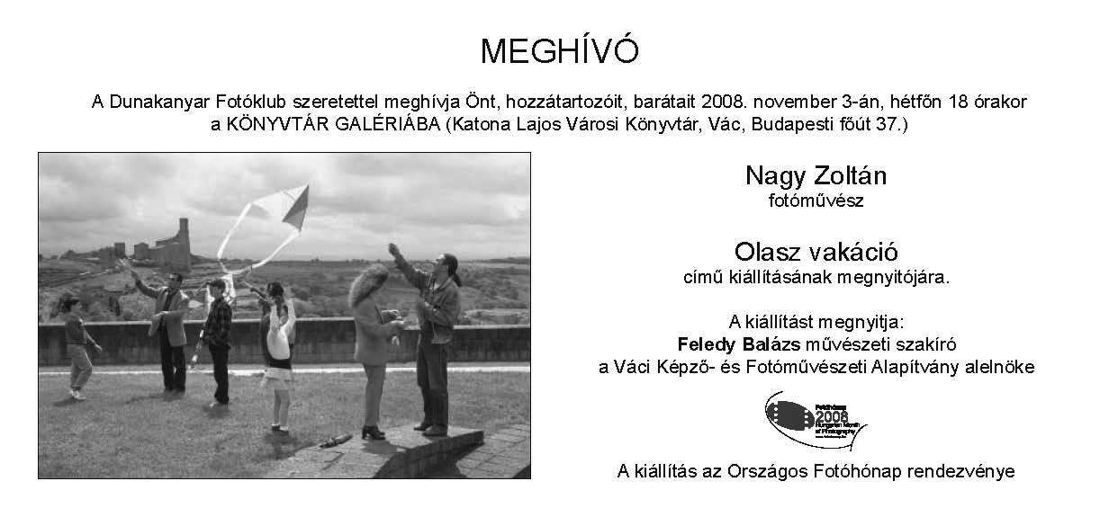 Nagy Zoltán: Olasz vakáció