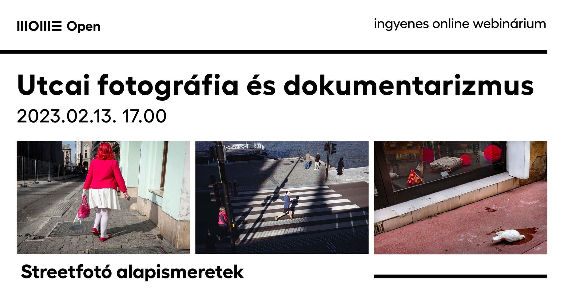 Utcai fotográfia és dokumentarizmus | Online webinárium