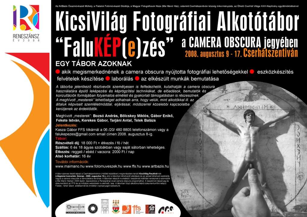 KicsiVilág Fotográfiai Alkotótábor FaluKÉP(e)zés a CAMERA OBSCURA jegyében, Cserhátszentiván