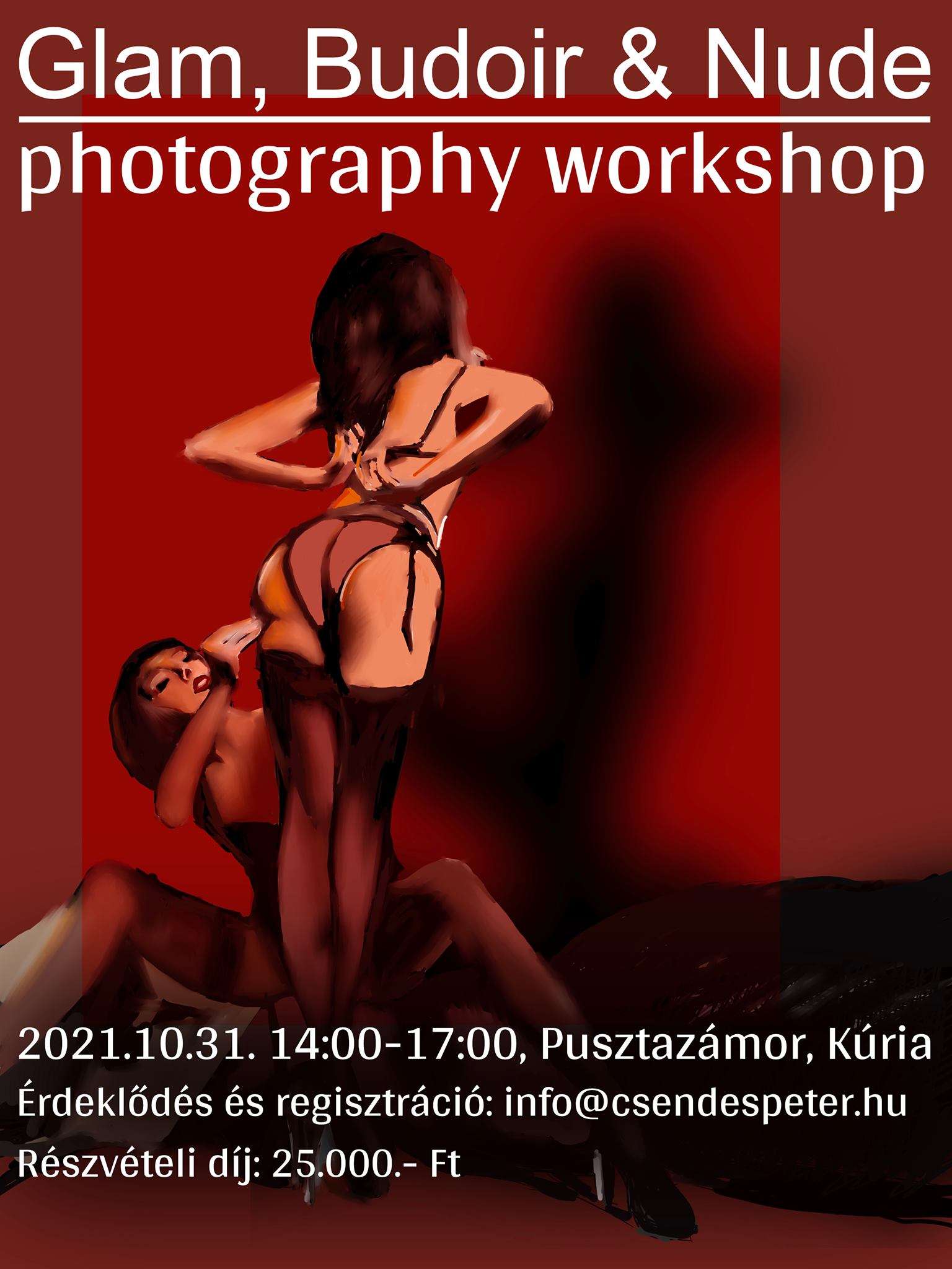 Glam, Budoir & Nude Photography Workshop