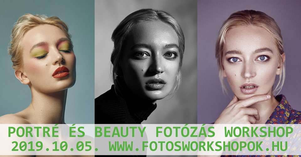 Portré és beauty fotózás alapjai Bevezetés a stúdiófotózásba II