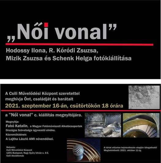„Női vonal” – fotókiállítás megnyitó