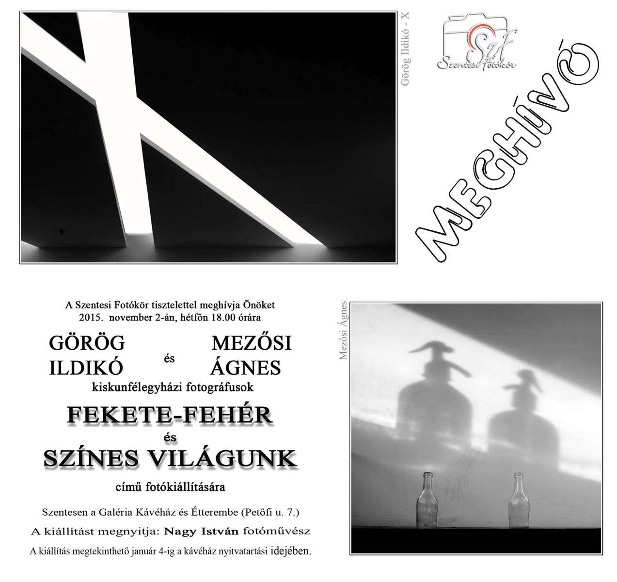 FEKETE-FEHÉR és SZÍNES VILÁGUNK