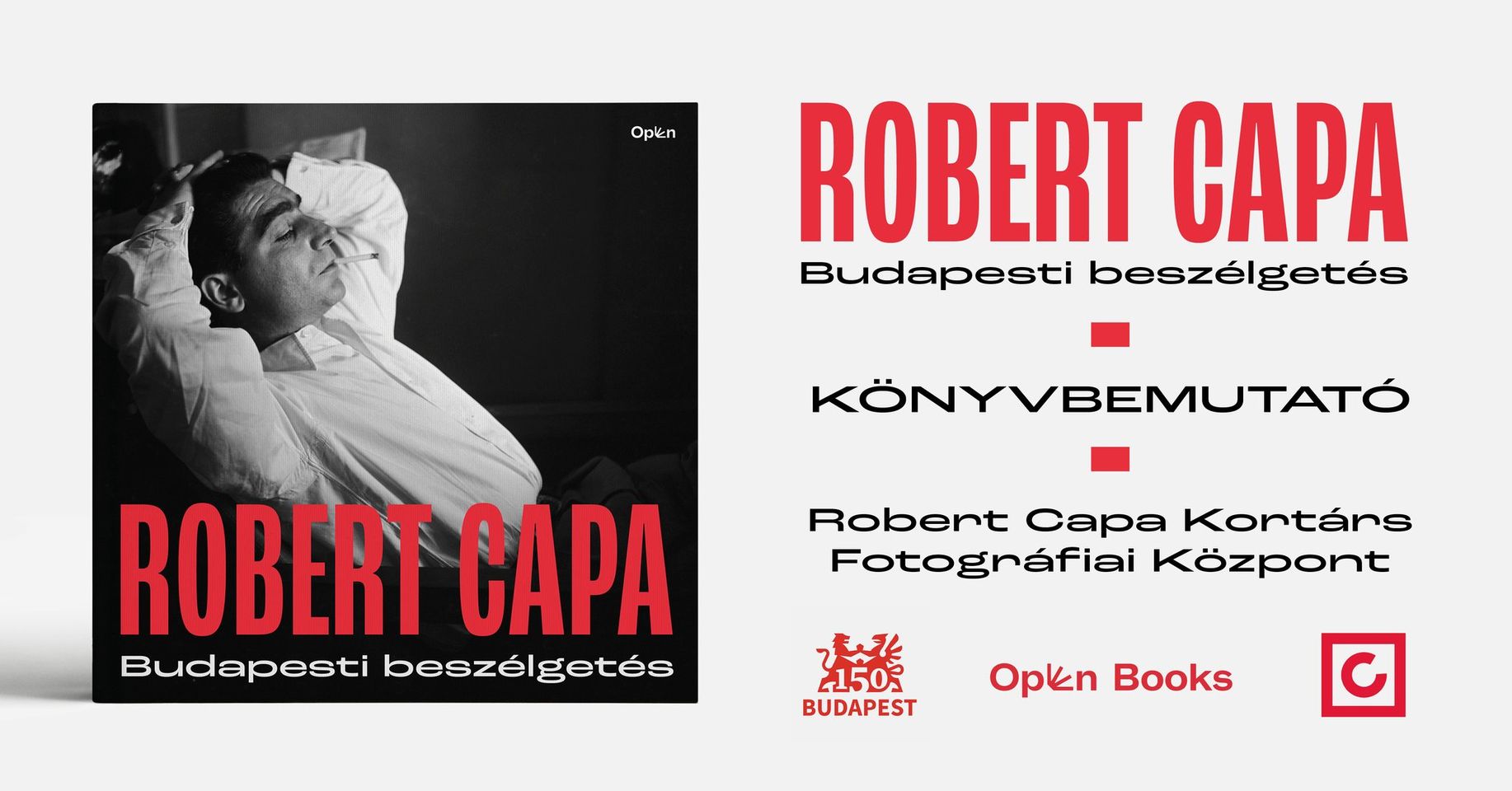 Robert Capa Budapesti beszélgetés – könyvbemutató