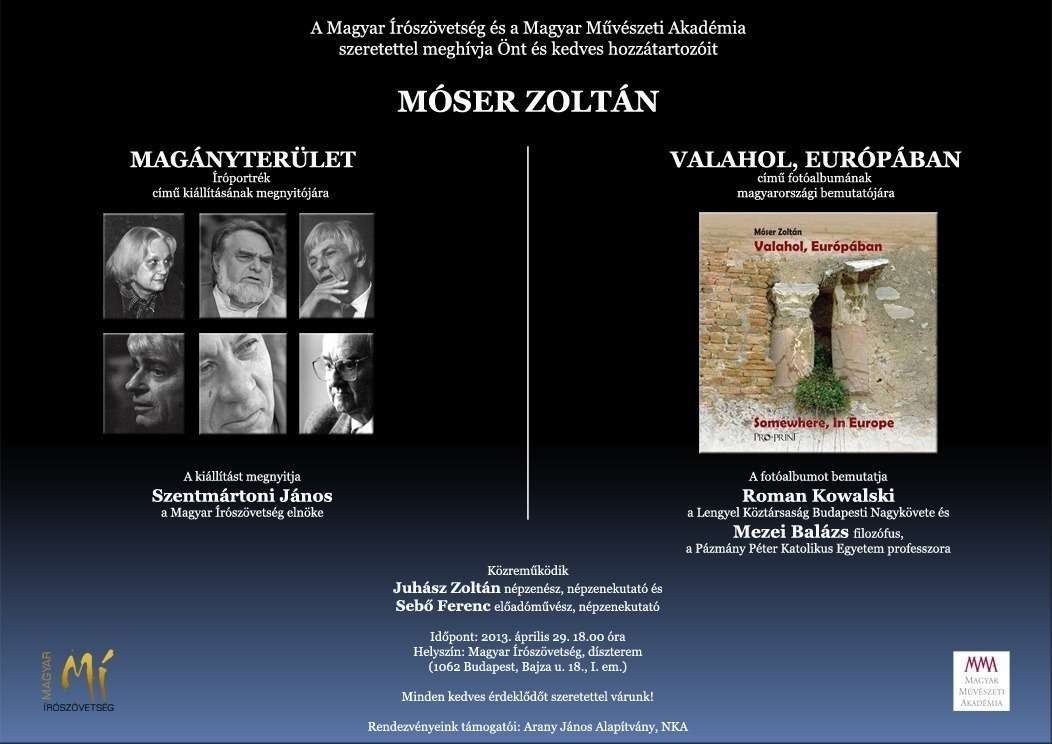 Magányterület - Móser Zoltán kiállítása