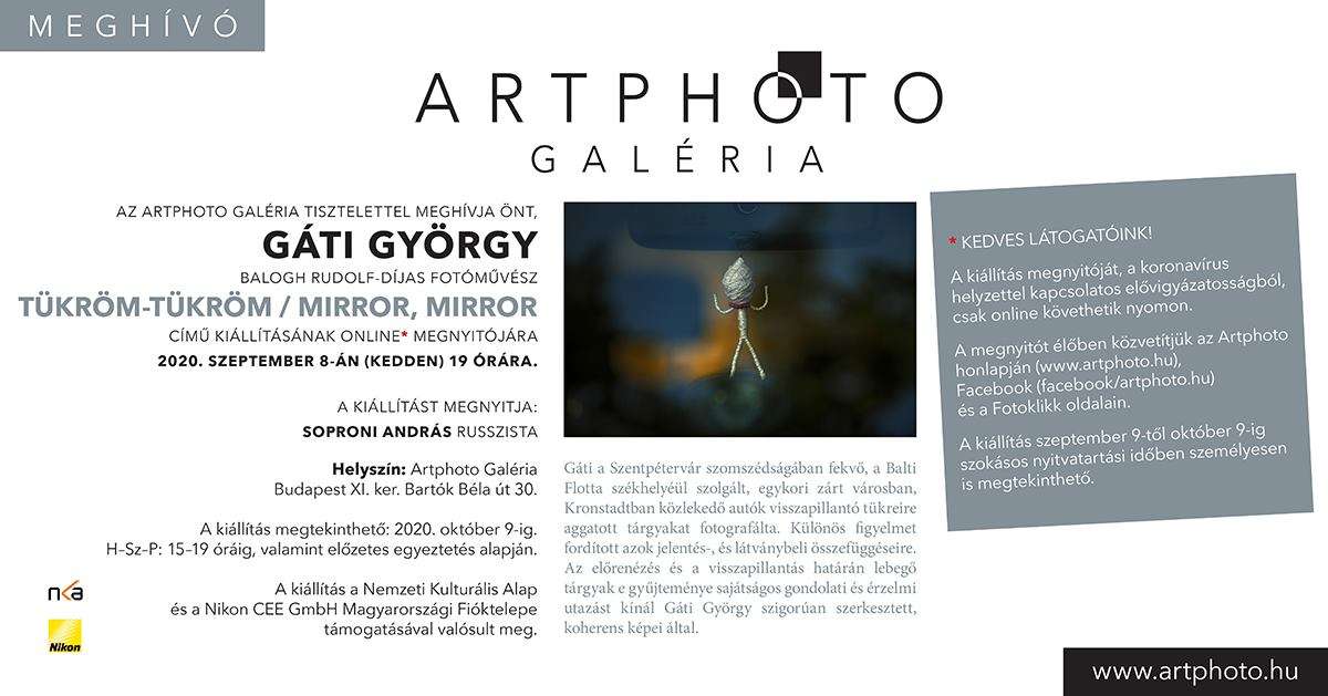 Gáti György: Tükröm-tükröm / Mirror, Mirror (Kronstadt) - fotókiállítás az Artphoto Galériában