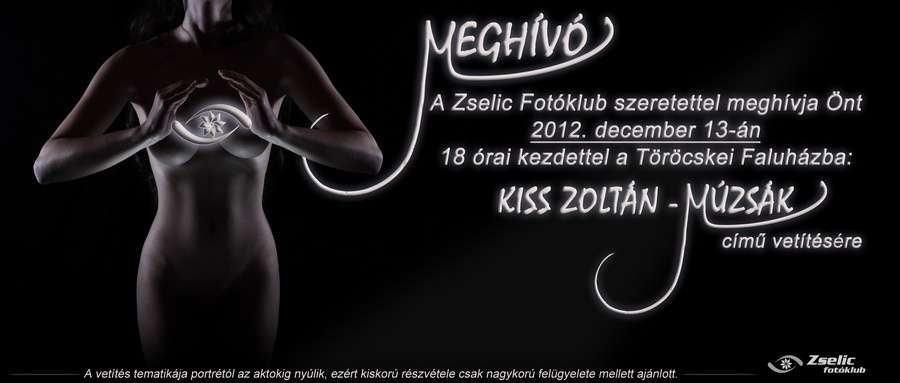 Kiss Zoltán: Múzsák - vetítés