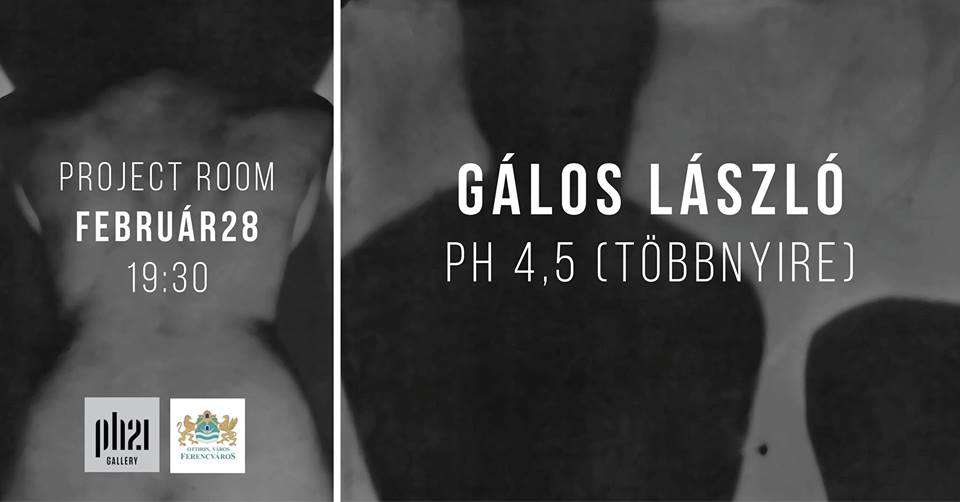 Gálos László :: PH 4,5 (Többnyire) :: Project Room :: megnyitó