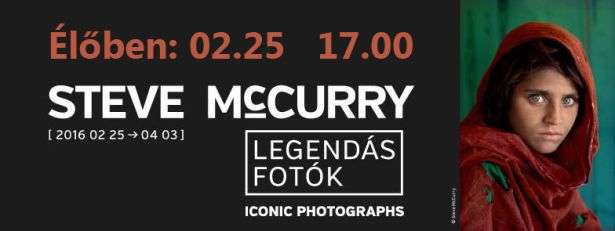 Pódiumbeszélgetés Steve McCurryvel