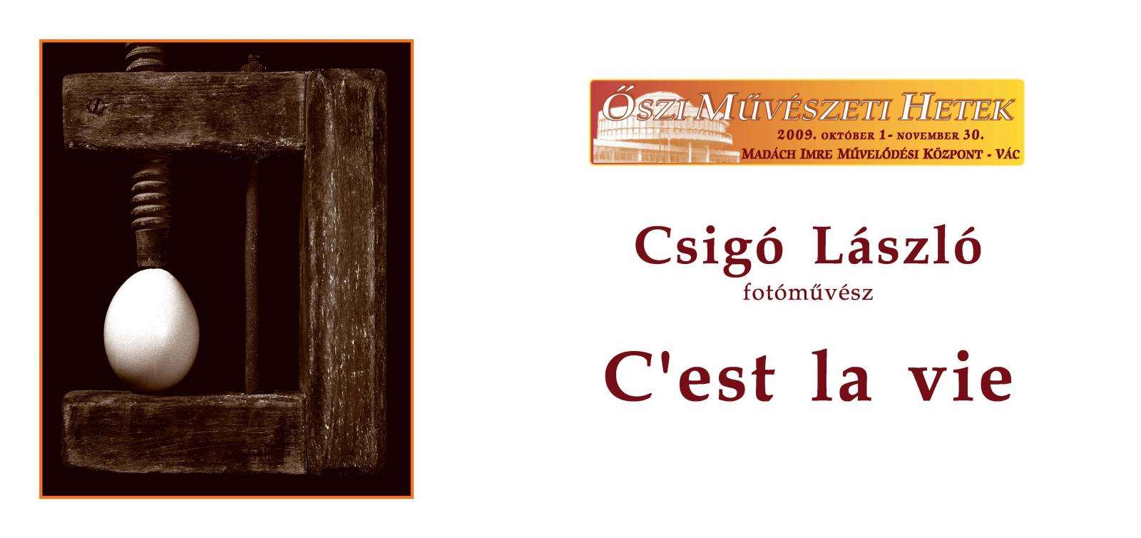 Csigó László: C’est la vie