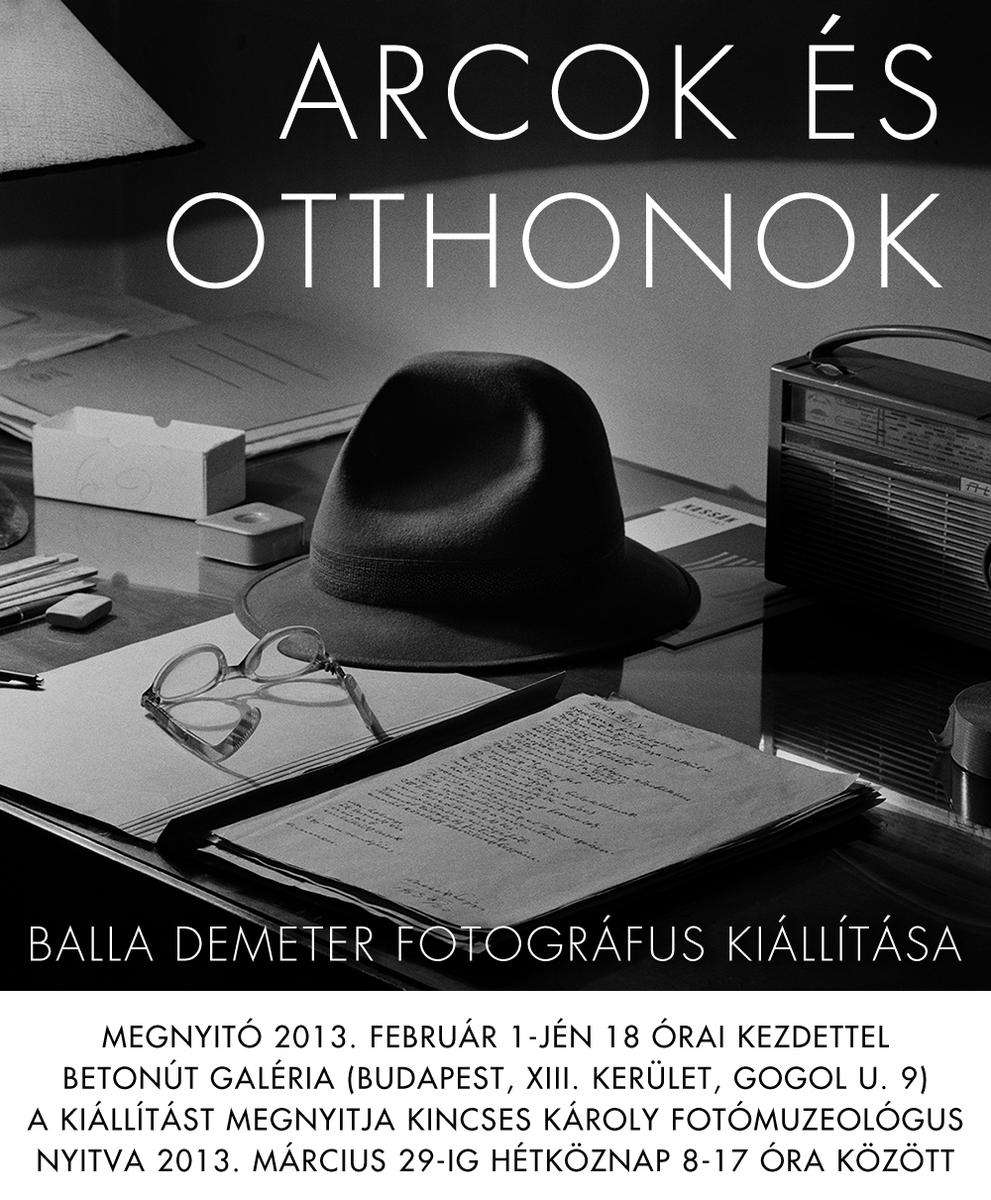Közvetítjük: Balla Demeter: Arcok és otthonok - fotókiállítás