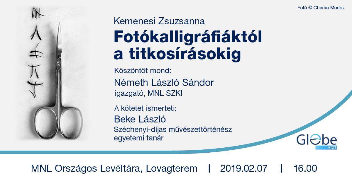 Fotókalligráfiáktól a titkosírásokig | Könyvbemutató