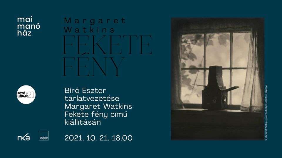 Biró Eszter tárlatvezetése Margaret Watkins Fekete fény című kiállításán