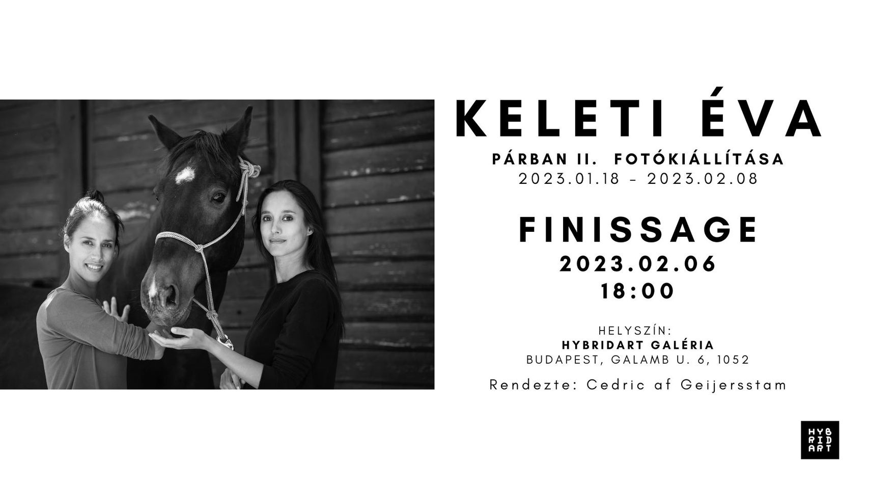 KELETI ÉVA - PÁRBAN II. FOTÓKIÁLLÍTÁS - FINISSAGE