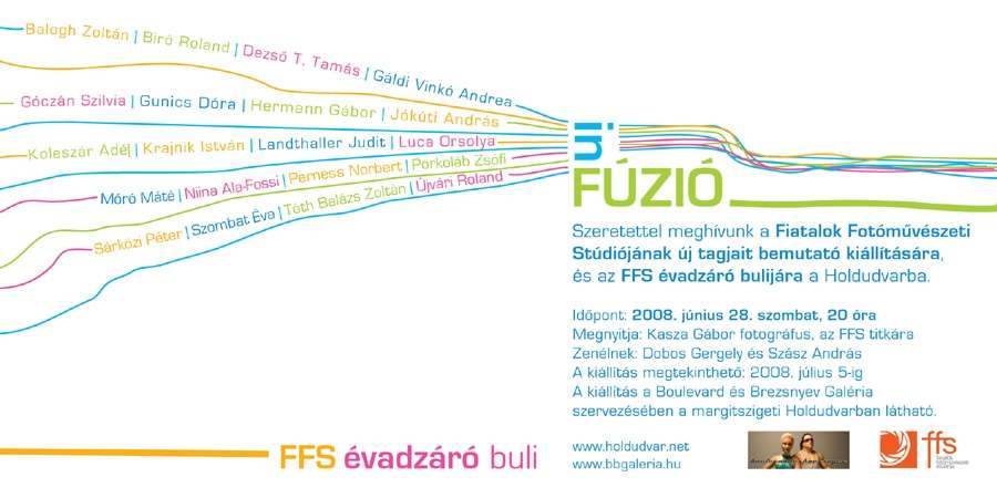 inFÚZIÓ - FFS kiállításmegnyitó és évadzáró buli