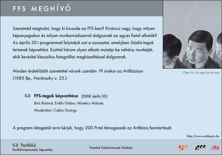 FFS: Stúdió-tagok képvetítése