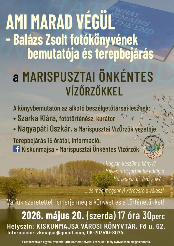 AMI MARAD VÈGÜL- Balázs Zsolt Fotókönyvènek bemutatója ès terepbejárás