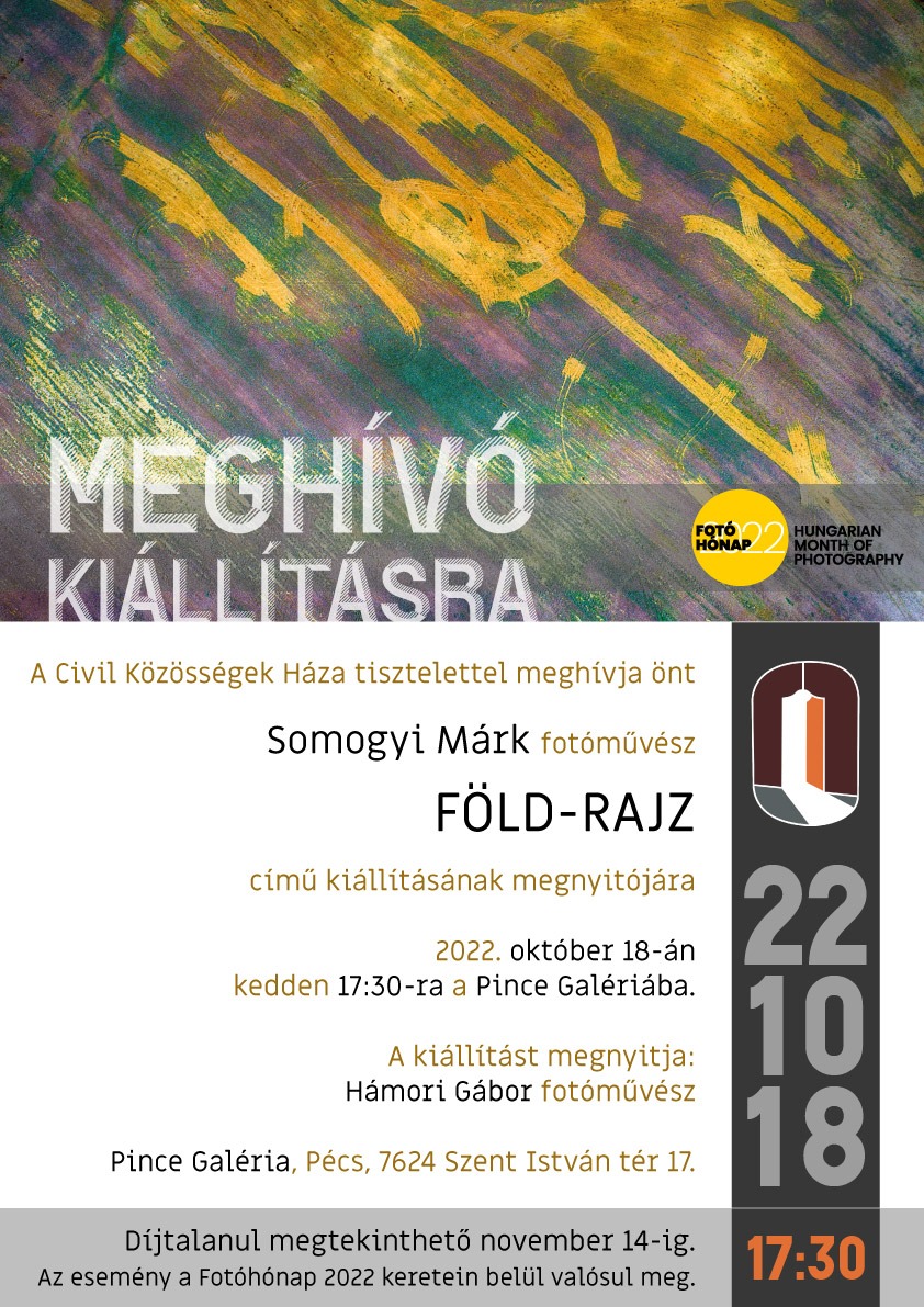 Somogyi Márk fotóművész FÖLD-RAJZ c. kiállítása / megnyitó