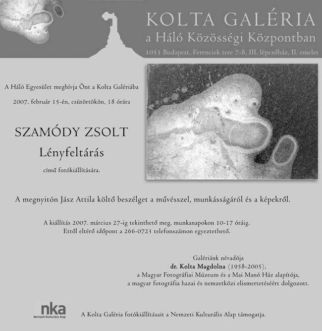 Szamódy Zsolt: Lényfeltárás
