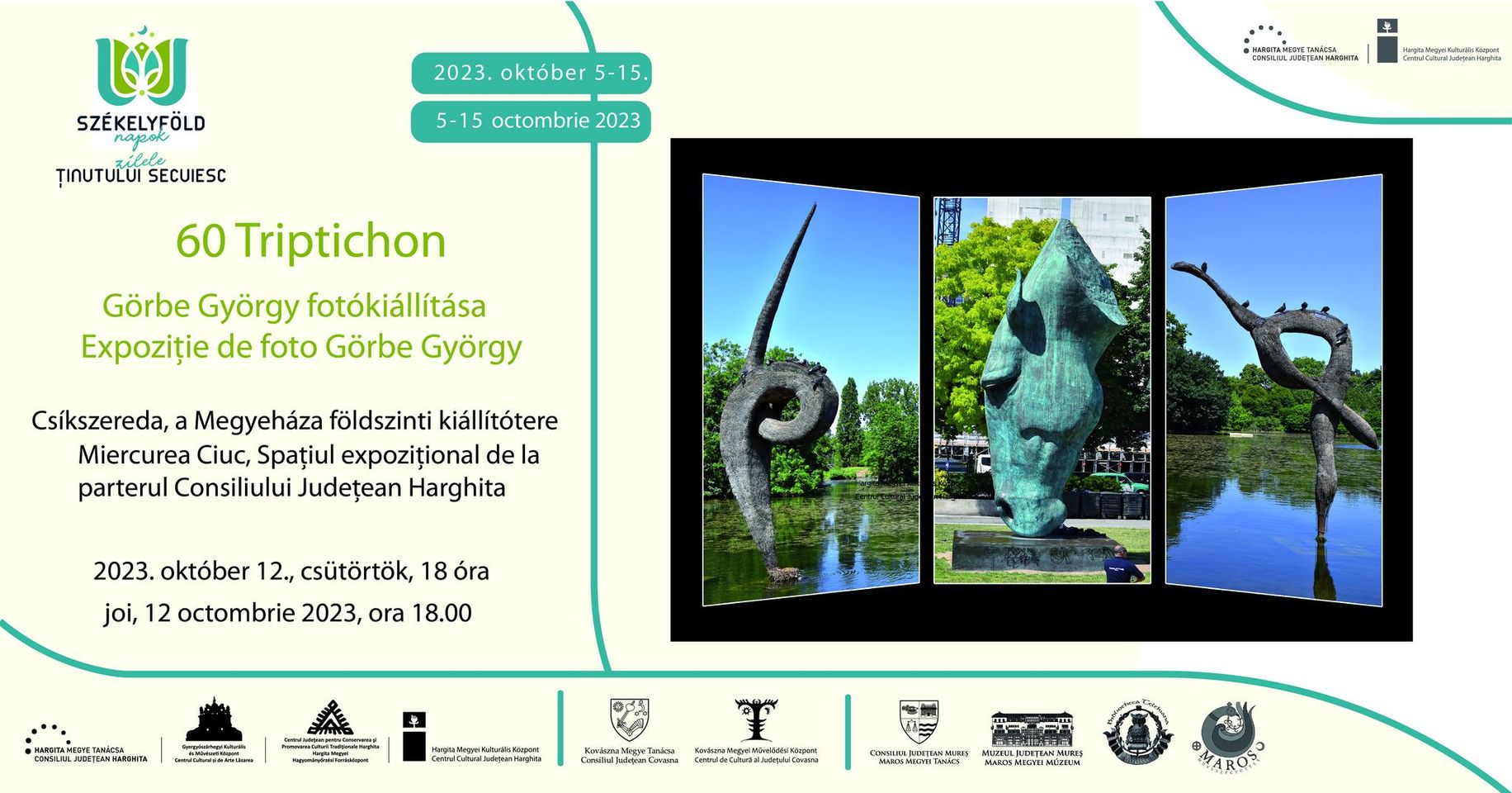 60 Triptichon - Görbe György fotókiállítása | 60 Triptichon - expoziție foto Görbe György