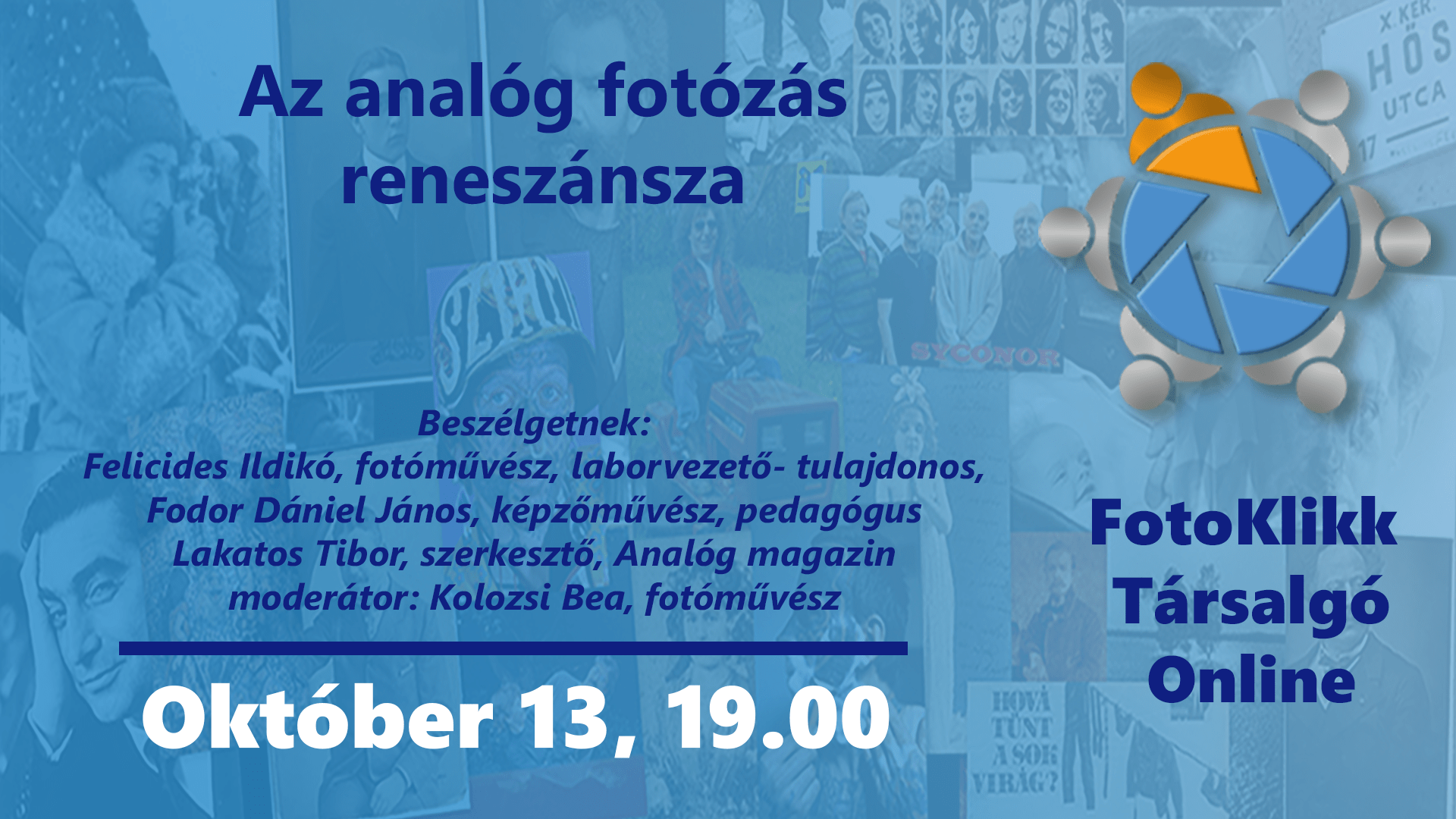 Az analóg fotózás reneszánsza - kerekasztalbeszélgetés a FotoKlikk Társalgóban