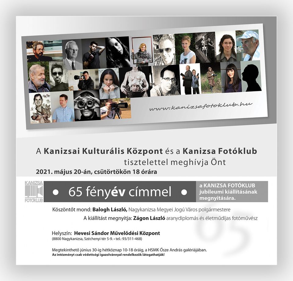 65 fényÉV címmel a Kanizsa Fotóklub kiállítása