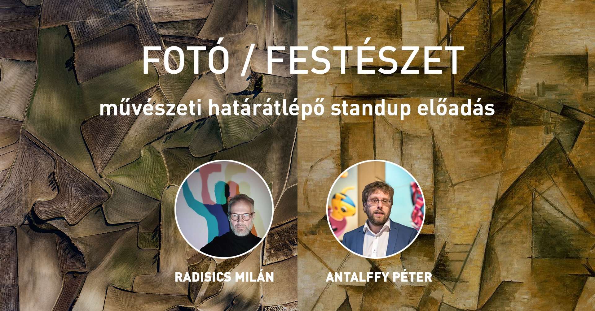 Fotó/Festészet | művészeti határátlépő standup előadás