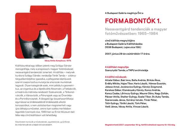 Formabontók 1.