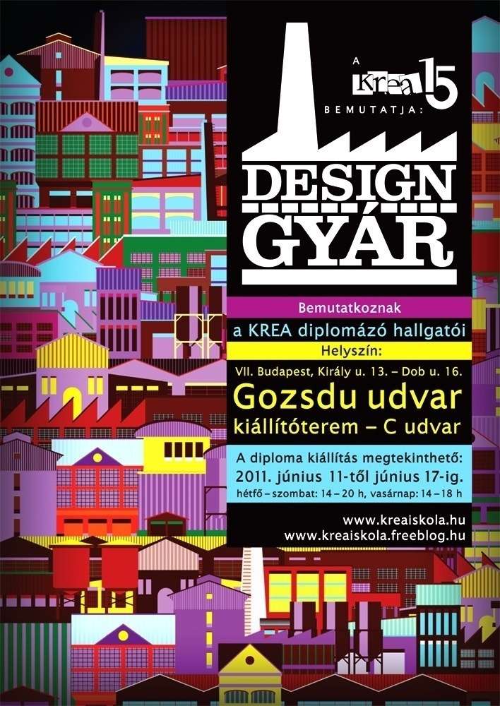 KREA Kortárs Művészeti Iskola diploma kiállítása: DESIGNGYÁR