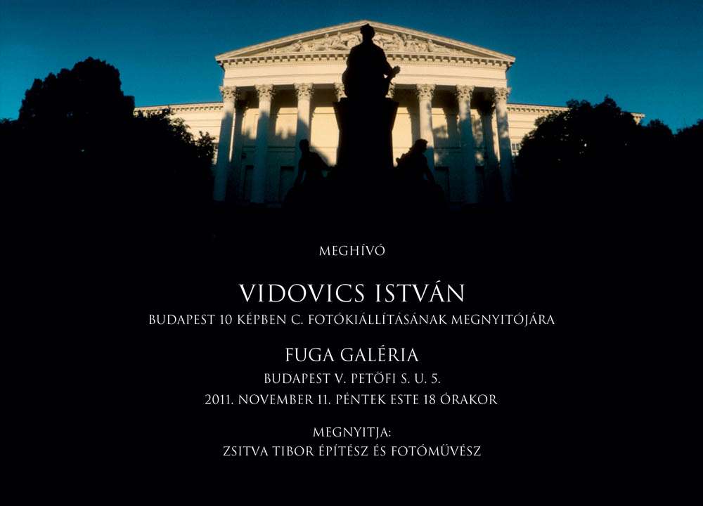 Budapest 10 képben - Vidovics István fotókiállítása