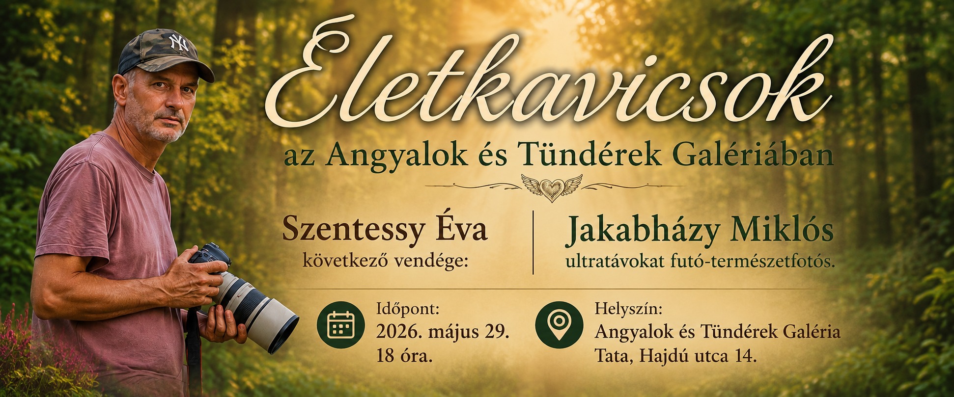 🌿✨ Életkavicsok vendége Jakabházy Miklós ultratávfutó-természetfotós