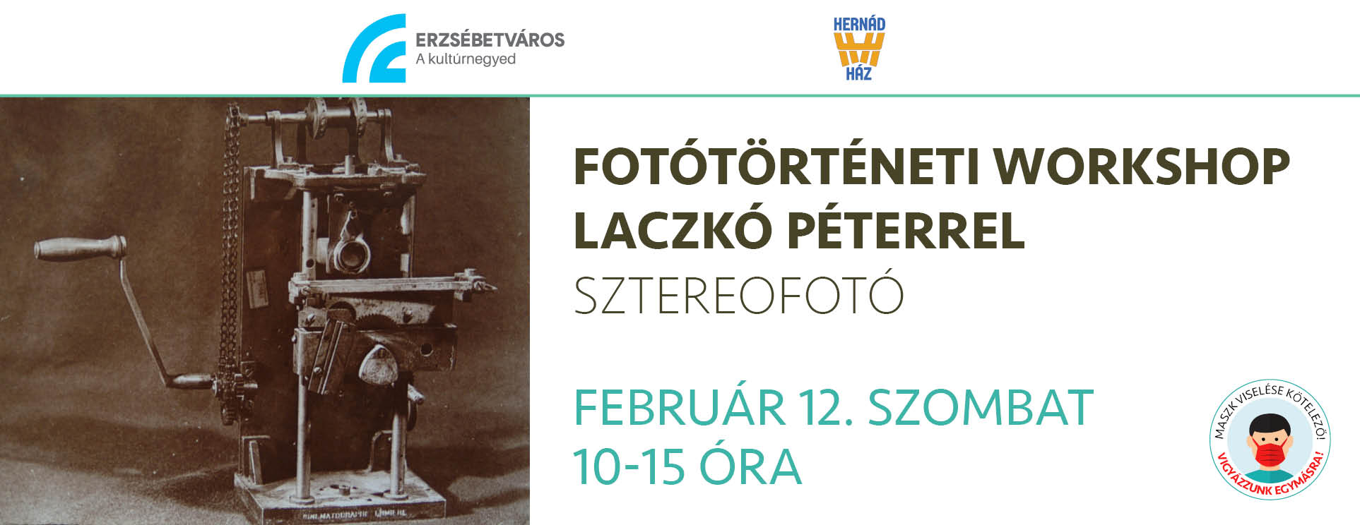 Fotótörténeti workshop Laczkó Péter vezetésével - sztereofotó