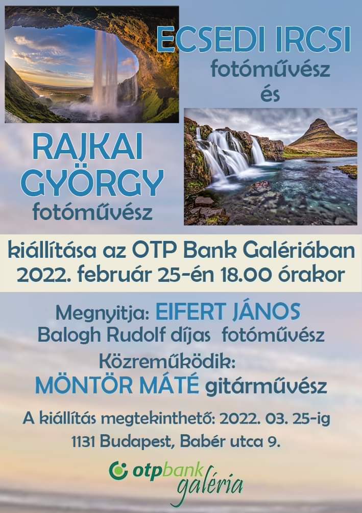 Rajkai György és Ecsedi Ircsi fotókiállításának megnyitója