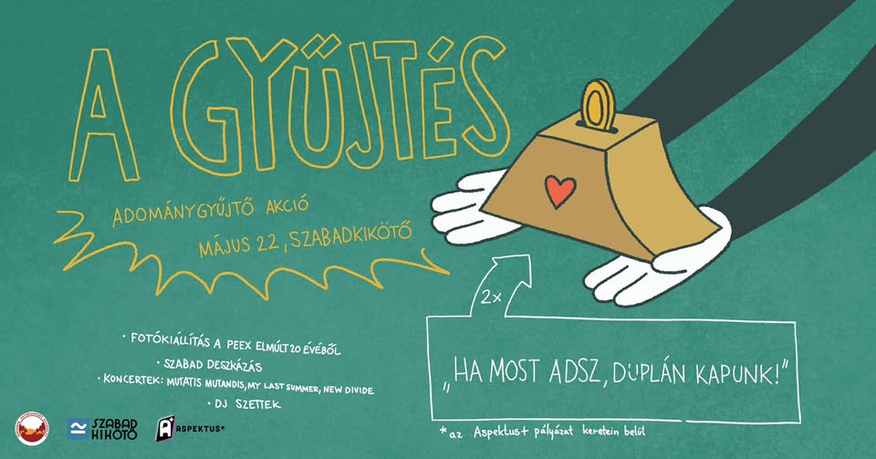 PEEX20 - "A Gyűjtés" - Adománygyűjtő party és fotókiállítás
