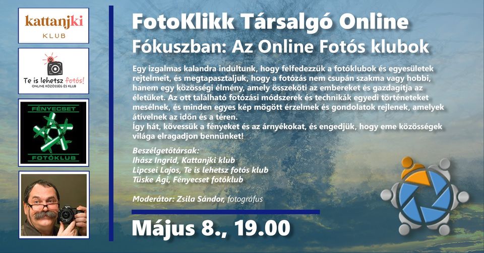 Fókuszban: Az Online Fotós klubok - FotoKlikk Társalgó