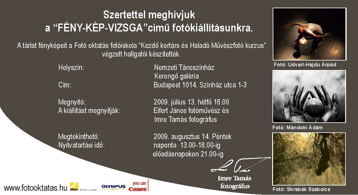FÉNY-KÉP-VIZSGA