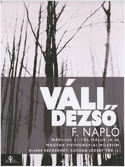 F. napló, Váli Dezső festőművész fotókiállítása a Magyar Fotográfiai Múzeumban