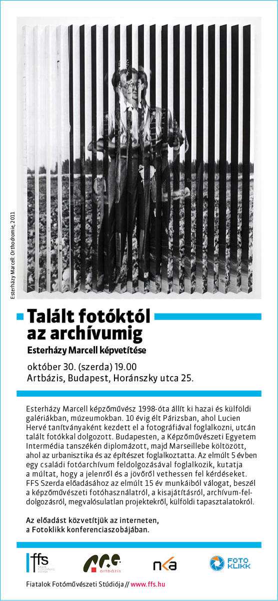 Élőben: Talált fotóktól az archívumig - Esterházy Marcell képvetítése