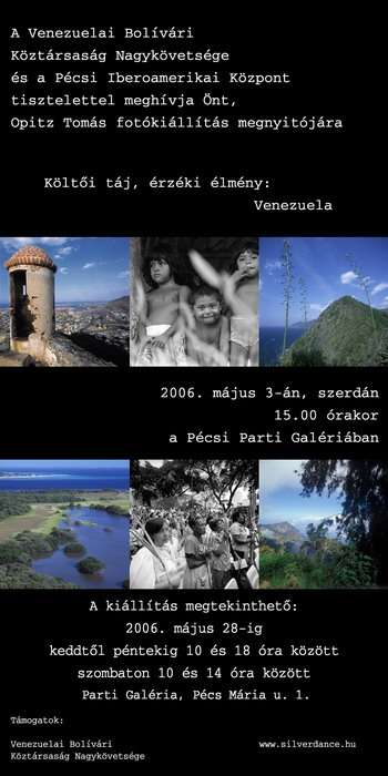 Opitz Tamás: Költői táj, érzéki élmény - Venezuela