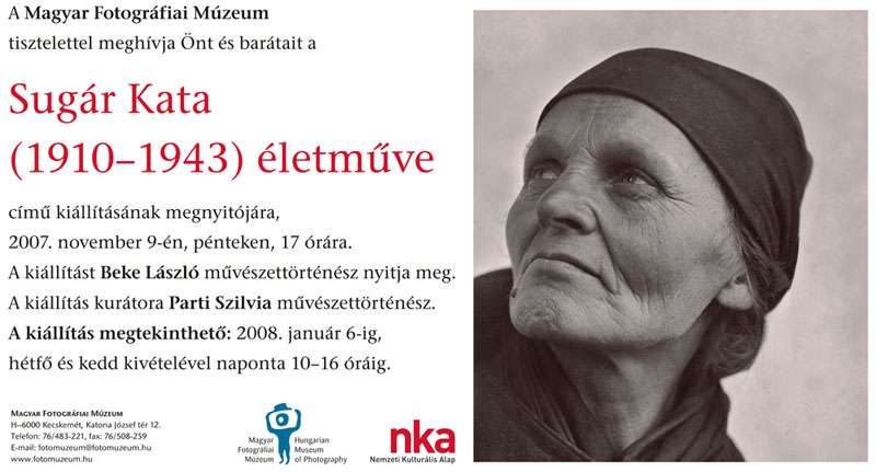 Sugár Kata (1910-1943) életműve