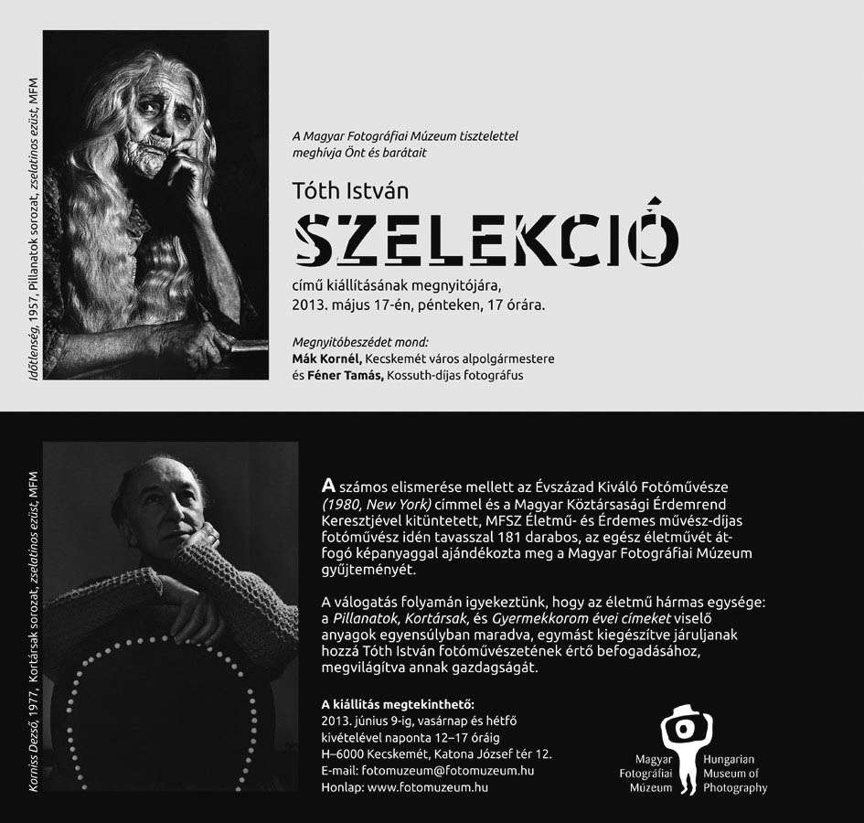Tóth István: Szelekció