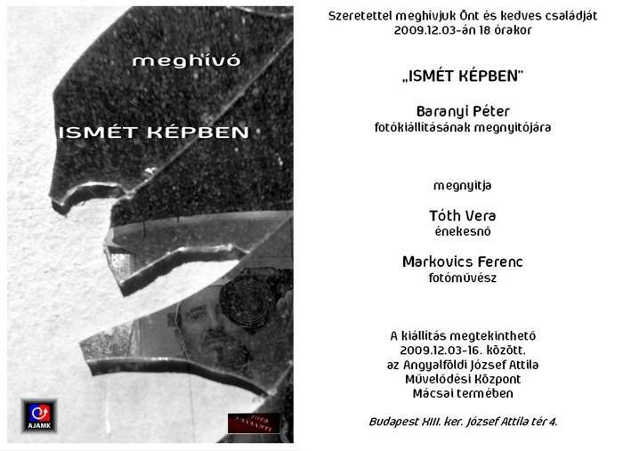 Baranyi Péter: Ismét képben