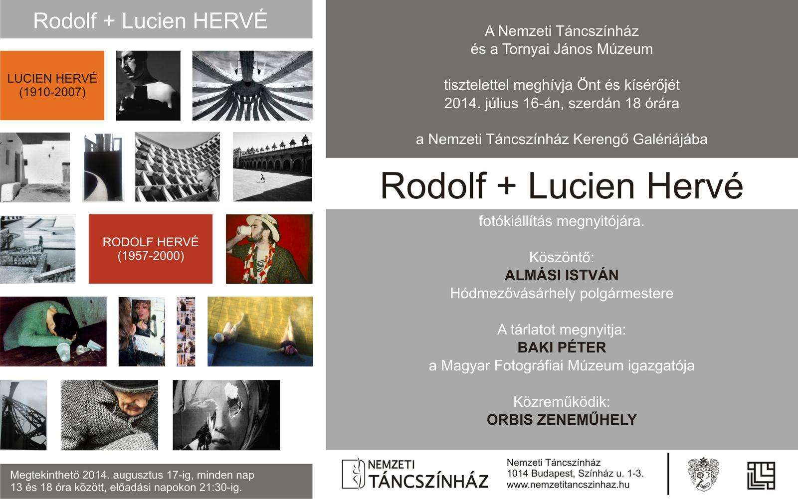 Rodolf + Lucien Hervé fotókiállítása